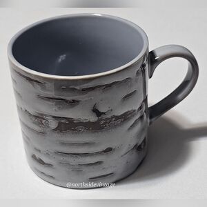 Gray Textured Ceramic Mug